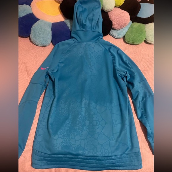 Nike Lebron James DNA Elite Full Zip Jacket Blue Pink Therma-Fit - Picture 2 of 7